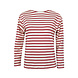 Breton Stripe Classic Natural Bordeaux Maritiem Shirt Dames Breton Stripe Classic Natural Bordeaux Maritiem Shirt Dames