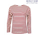 Breton Stripe Classic Natural Bordeaux Maritiem Shirt Dames Breton Stripe Classic Natural Bordeaux Maritiem Shirt Dames