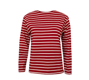Breton Stripe Classic Bordeaux Natural Maritiem Shirt Dames Breton Stripe Classic Bordeaux Natural Maritiem Shirt Dames