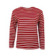 Breton Stripe Classic Bordeaux Natural Maritiem Shirt Dames Breton Stripe Classic Bordeaux Natural Maritiem Shirt Dames