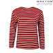 Breton Stripe Classic Bordeaux Natural Maritiem Shirt Dames Breton Stripe Classic Bordeaux Natural Maritiem Shirt Dames