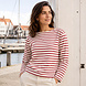 Breton Stripe Classic Natural Bordeaux Maritiem Shirt Dames Breton Stripe Classic Natural Bordeaux Maritiem Shirt Dames