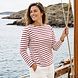 Breton Stripe Classic Natural Bordeaux Maritiem Shirt Dames Breton Stripe Classic Natural Bordeaux Maritiem Shirt Dames
