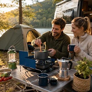 Koken op de Camping: Kooktoestellen en Accessoires