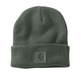 Carhartt Leatherette Watch Cap Forestry Green Muts Carhartt Leatherette Watch Cap Forestry Green Muts