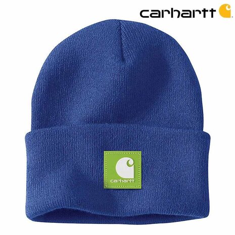 Carhartt Rubber Patch Watch Hat Rancher's Sky Beanie