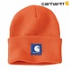 Carhartt Rubber Patch Watch Hat Brite Orange Beanie