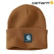 Carhartt Rubber Patch Watch Hat Brown/Dark Harbor Teal Beanie Carhartt Rubber Patch Watch Hat Brown/Dark Harbor Teal Beanie