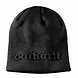 Carhartt Embossed Logo Black Beanie