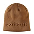 Embossed Logo Brown Beanie Embossed Logo Brown Beanie