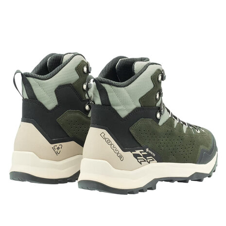 Lowa Explorer GTX Mid Darkgreen Panna Wandelschoenen Heren Lowa Explorer GTX Mid Darkgreen Panna Wandelschoenen Heren