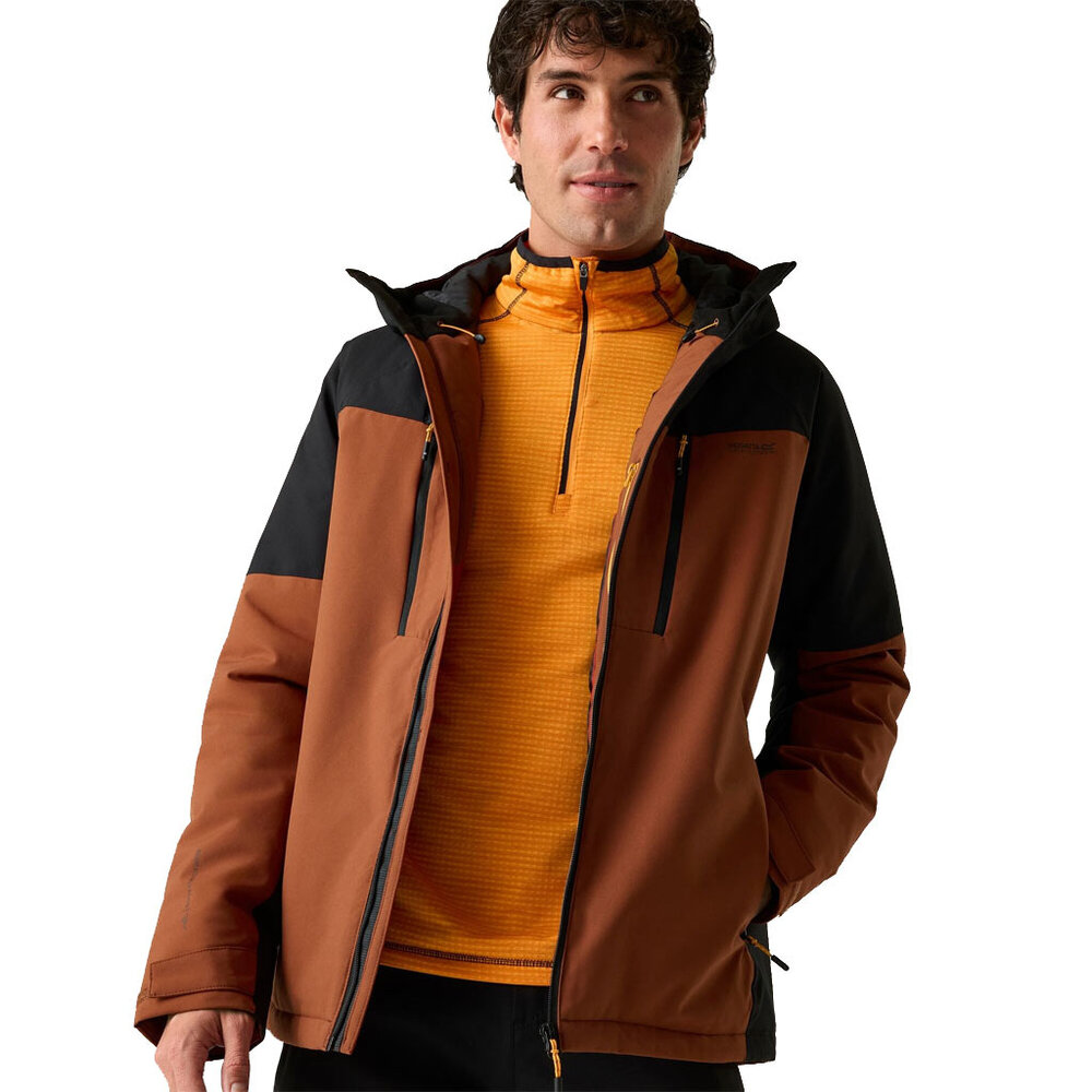 Regatta Highton Stretch Burnt Henna Black Winterjas Heren Regatta Highton Stretch Burnt Henna Black Winterjas Heren