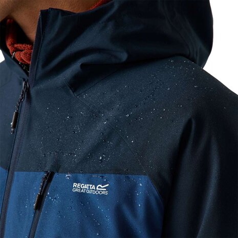 Regatta Highton Stretch Aviator Blue Navy Winterjas Heren