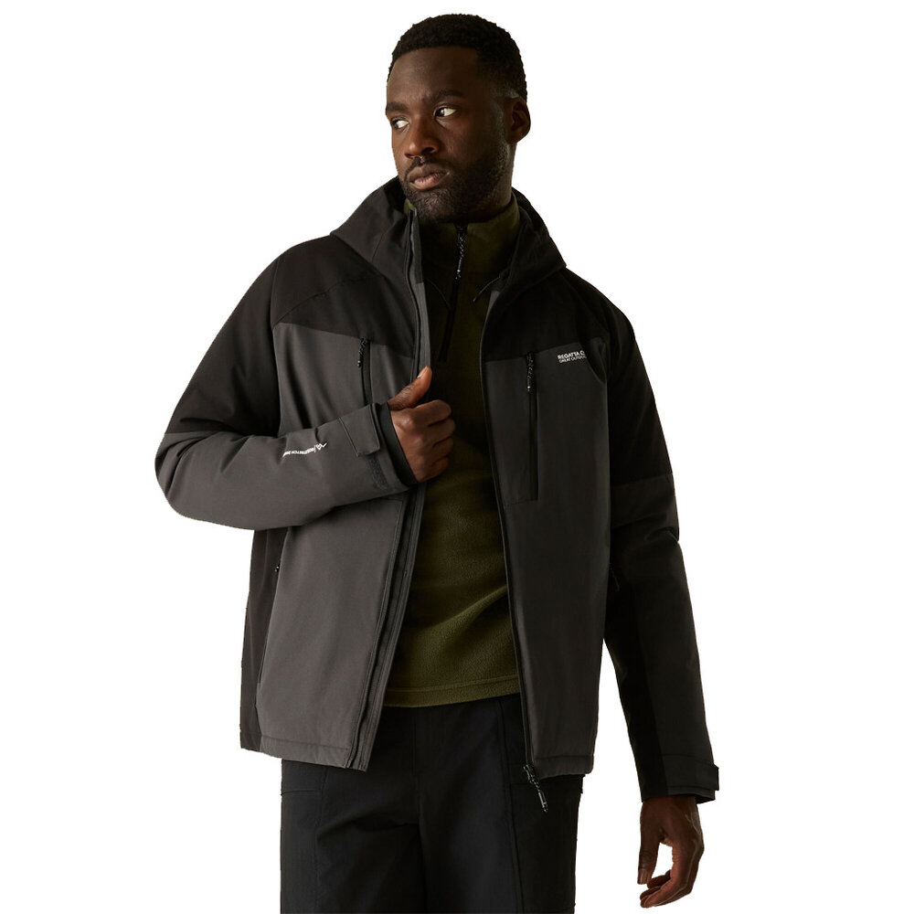 Regatta Highton Stretch Ash Black Winterjas Heren