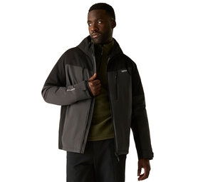 Regatta Highton Stretch Ash Black Winterjas Heren