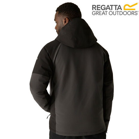 Regatta Highton Stretch Ash Black Winterjas Heren