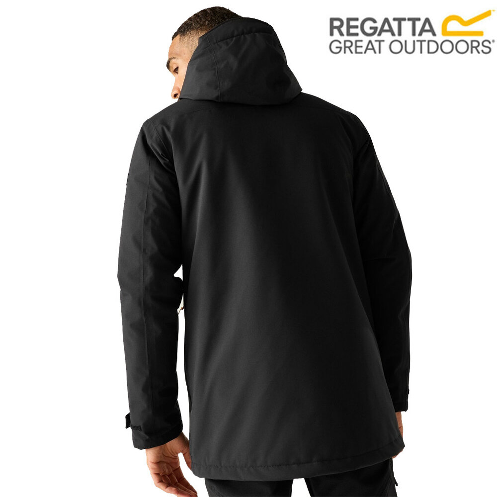Regatta Hoscar Burnt Henna Black Winterjas Heren