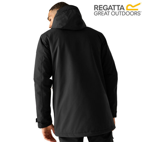Regatta Hoscar Burnt Henna Black Winterjas Heren