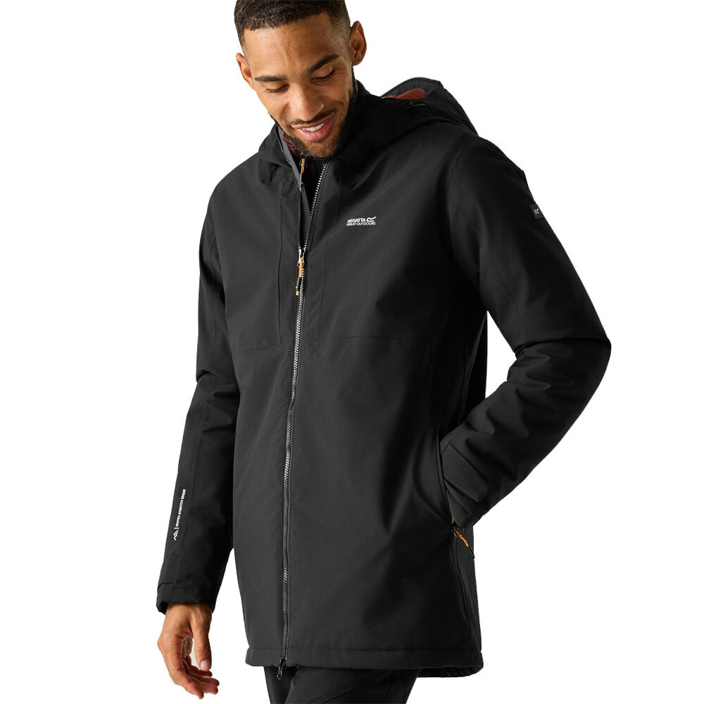 Regatta Hoscar Burnt Henna Black Winterjas Heren