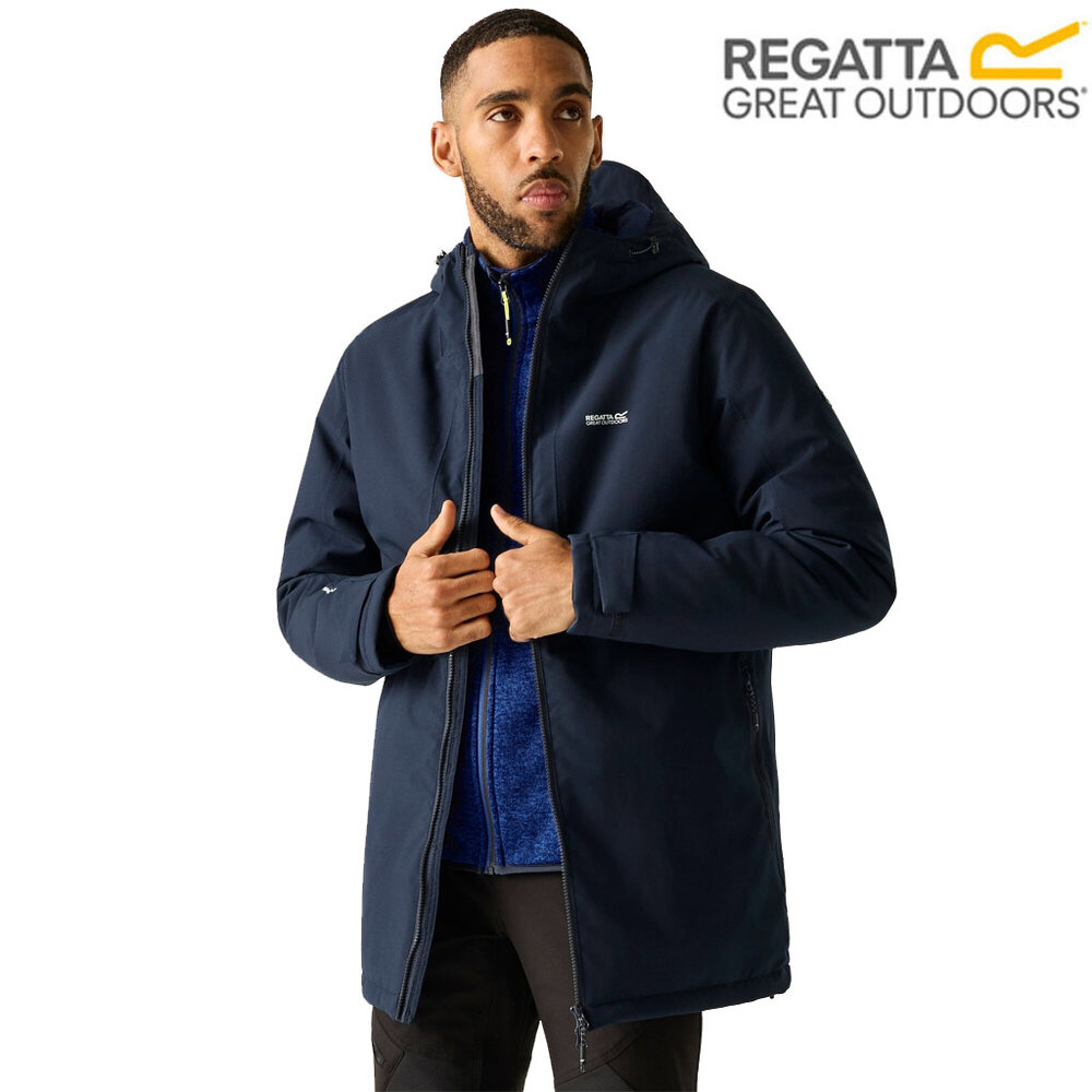 Regatta Hoscar Aviator Blue Navy Winterjas Heren
