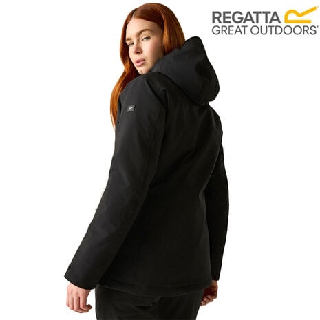 Regatta Highton Stretch Black Winterjas Dames