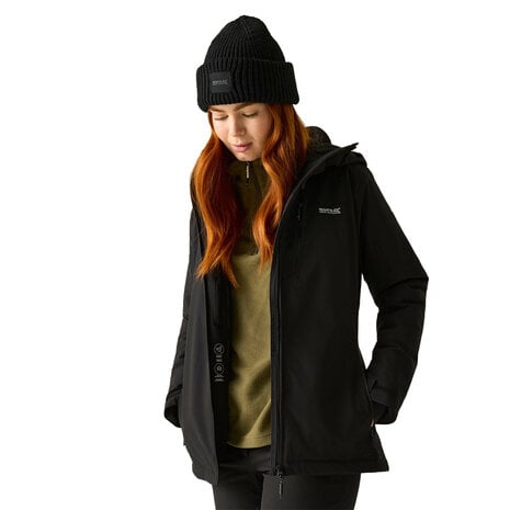 Regatta Highton Stretch Black Winterjas Dames