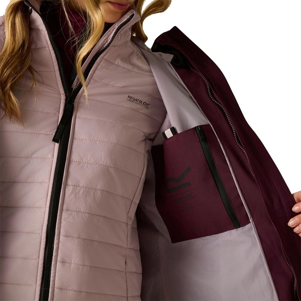 Regatta Denbury Fig Powder Lilac 3-in-1 Winterjas Dames