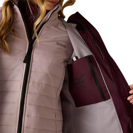 Regatta Denbury Fig Powder Lilac 3-in-1 Winterjas Dames