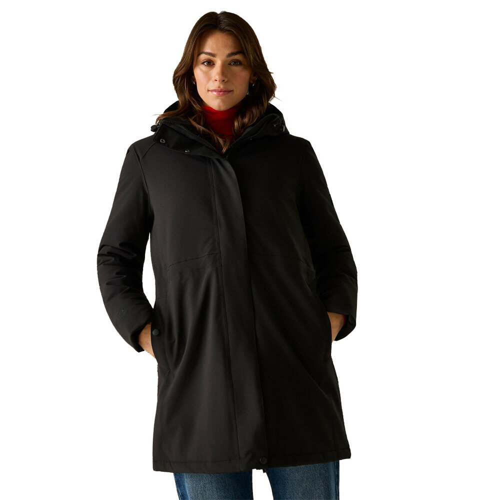Regatta Vallina Black Winterjas Dames Regatta Vallina Black Winterjas Dames