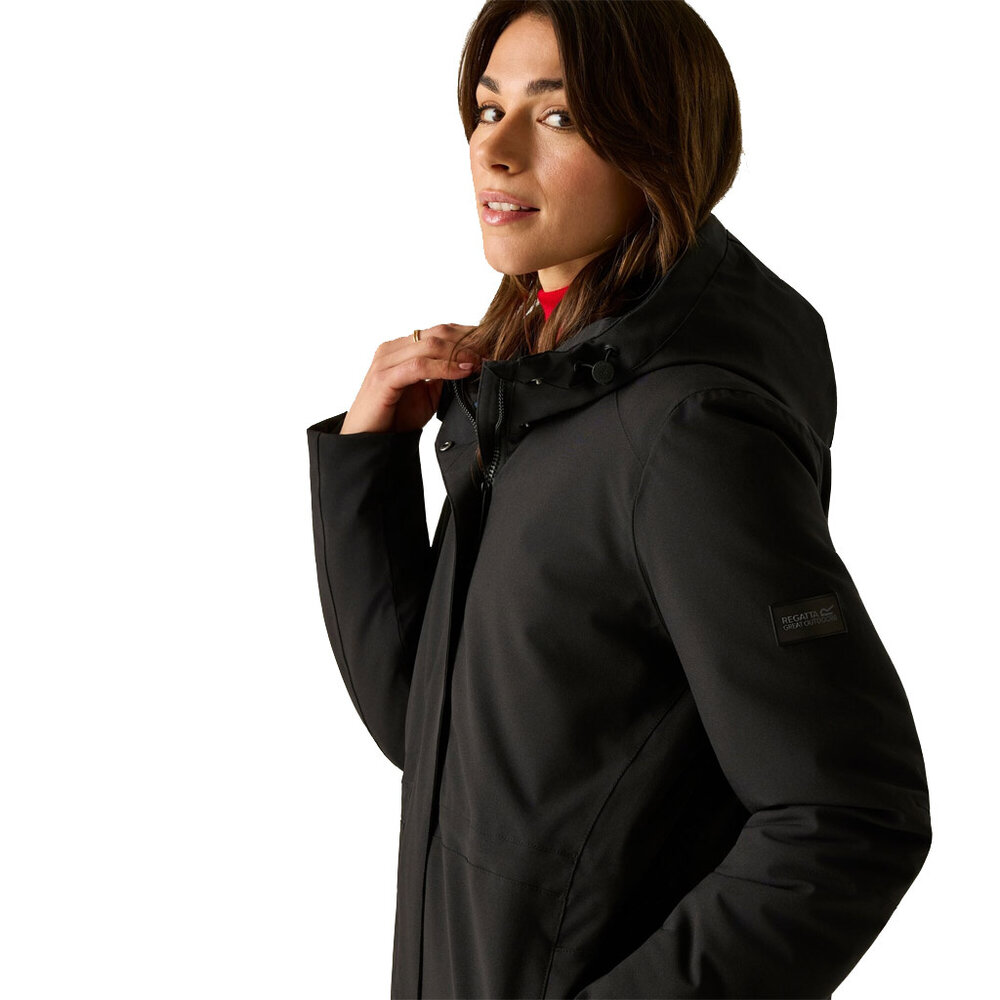 Regatta Vallina Black Winterjas Dames Regatta Vallina Black Winterjas Dames