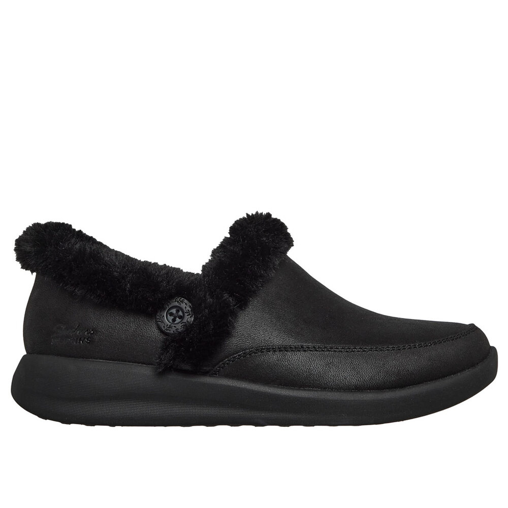 Skechers Cozy Escape Black Pantoffels Dames Skechers Cozy Escape Black Pantoffels Dames