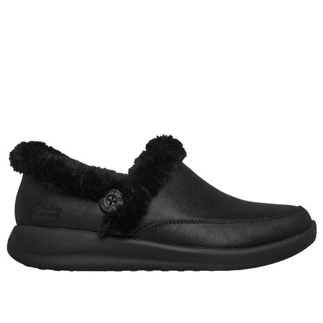 Skechers Cozy Escape Black Pantoffels Dames Skechers Cozy Escape Black Pantoffels Dames