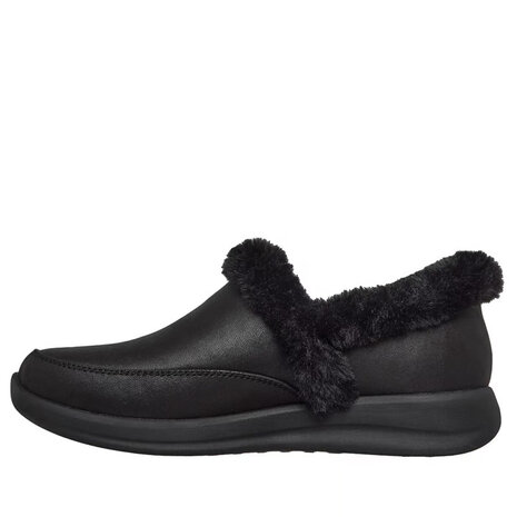 Skechers Cozy Escape Black Pantoffels Dames Skechers Cozy Escape Black Pantoffels Dames