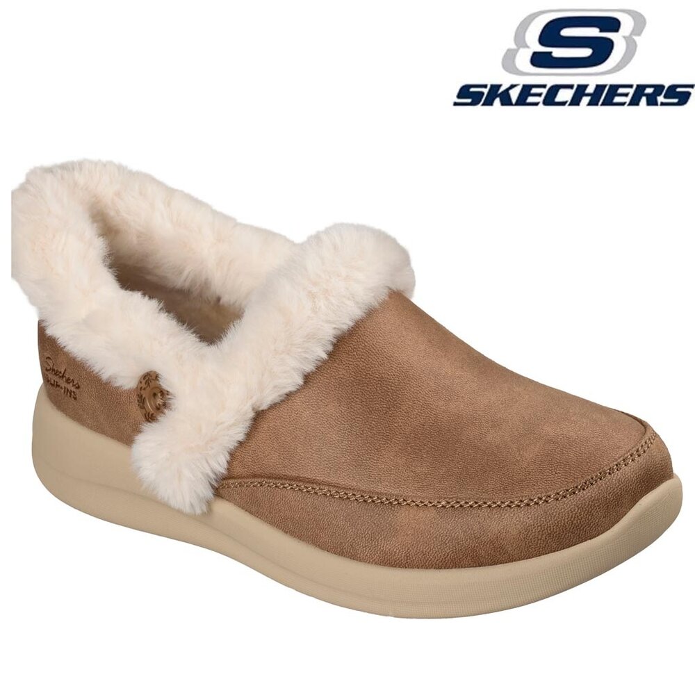 Skechers Cozy Escape Chestnut Pantoffels Dames Skechers Cozy Escape Chestnut Pantoffels Dames
