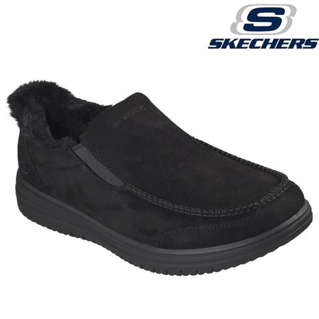 Skechers Murette Scofield Black Pantoffels Heren Skechers Murette Scofield Black Pantoffels Heren