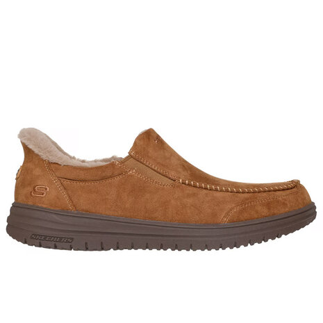 Skechers Murette Scofield Chestnut Pantoffels Heren