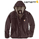 Carhartt Washed Duck Sherpa-Lined Dark Brown Winterjas Heren