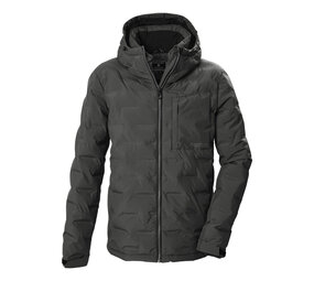 Killtec KOW 5 Gunmetal Gewatteerde Jas Heren Killtec KOW 5 Gunmetal Gewatteerde Jas Heren