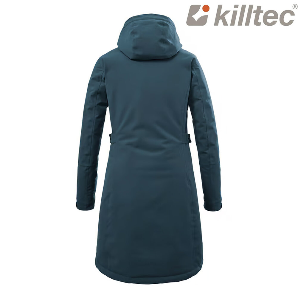 Killtec KOW 165 Bright Petrol Parka Dames Killtec KOW 165 Bright Petrol Parka Dames