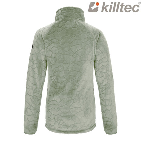 Killtec KOW 56 Bright Sage Fleecejas Dames Killtec KOW 56 Bright Sage Fleecejas Dames
