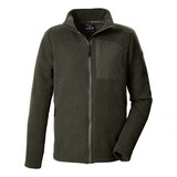Killtec GW 43 Dark Olive Knitted Fleecejas Heren Killtec GW 43 Dark Olive Knitted Fleecejas Heren