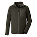 Killtec GW 43 Dark Olive Knitted Fleecejas Heren Killtec GW 43 Dark Olive Knitted Fleecejas Heren