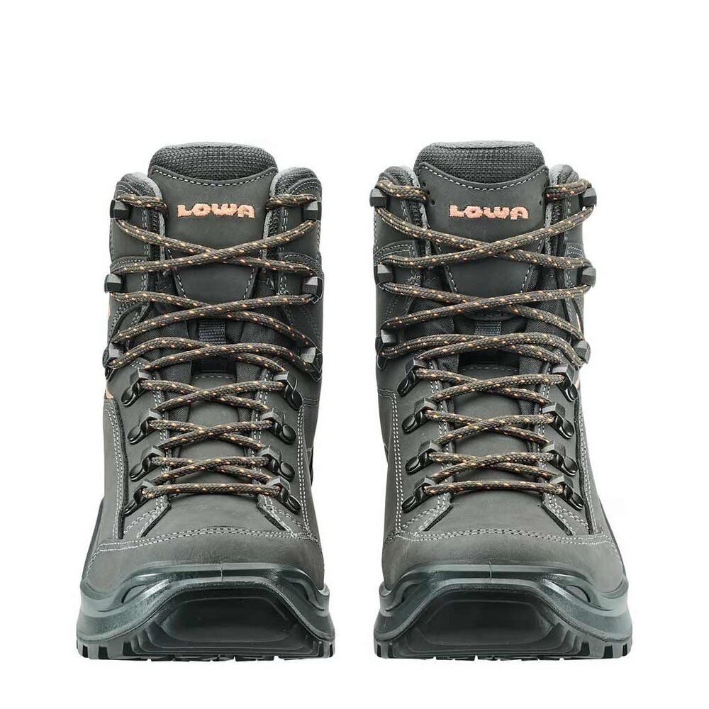 Lowa Renegade Evo GTX Mid Graphite Apricot Wandelschoenen Dames Lowa Renegade Evo GTX Mid Graphite Apricot Wandelschoenen Dames