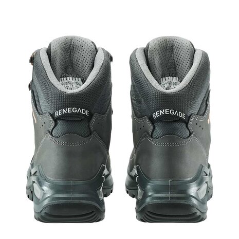 Lowa Renegade Evo GTX Mid Graphite Apricot Wandelschoenen Dames Lowa Renegade Evo GTX Mid Graphite Apricot Wandelschoenen Dames