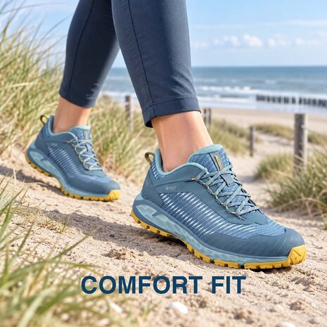 Meindl Powerwalker Lady 4.2 Ice Grey/Maïs Wandelschoenen Dames Meindl Powerwalker Lady 4.2 Ice Grey/Maïs Wandelschoenen Dames