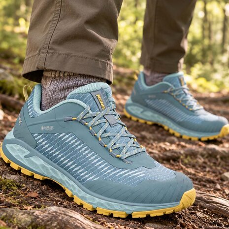 Meindl Powerwalker Lady 4.2 Ice Grey/Maïs Wandelschoenen Dames Meindl Powerwalker Lady 4.2 Ice Grey/Maïs Wandelschoenen Dames