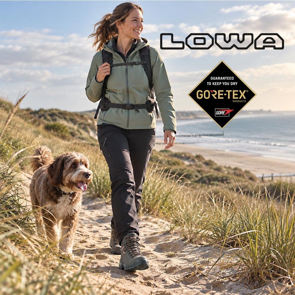 Lowa Renegade Evo GTX Mid Graphite Apricot Wandelschoenen Dames Lowa Renegade Evo GTX Mid Graphite Apricot Wandelschoenen Dames