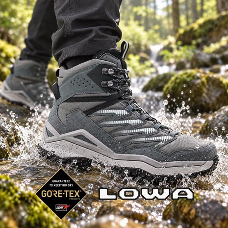Lowa Maddox Pro GTX Mid Grey Wandelschoenen Heren