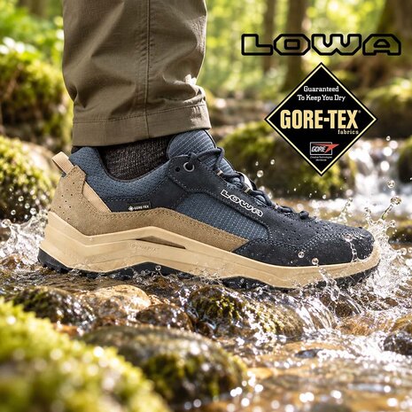 Lowa Ventierra GTX Lo Navy Dune Wandelschoenen Heren