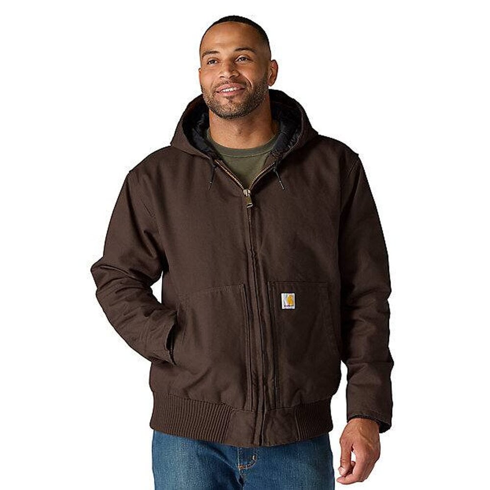 Carhartt Duck Active Donker Bruin Werkjas Heren Carhartt Duck Active Donker Bruin Werkjas Heren